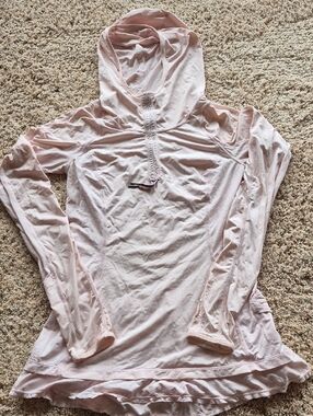 lululemon athletica Light Pink Long Sleeve Hoodie